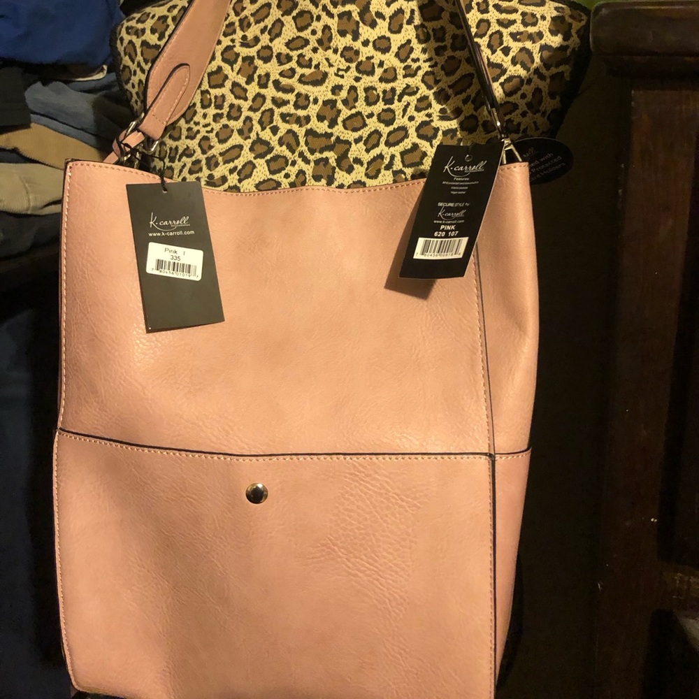 K.carroll pink purse new with tag